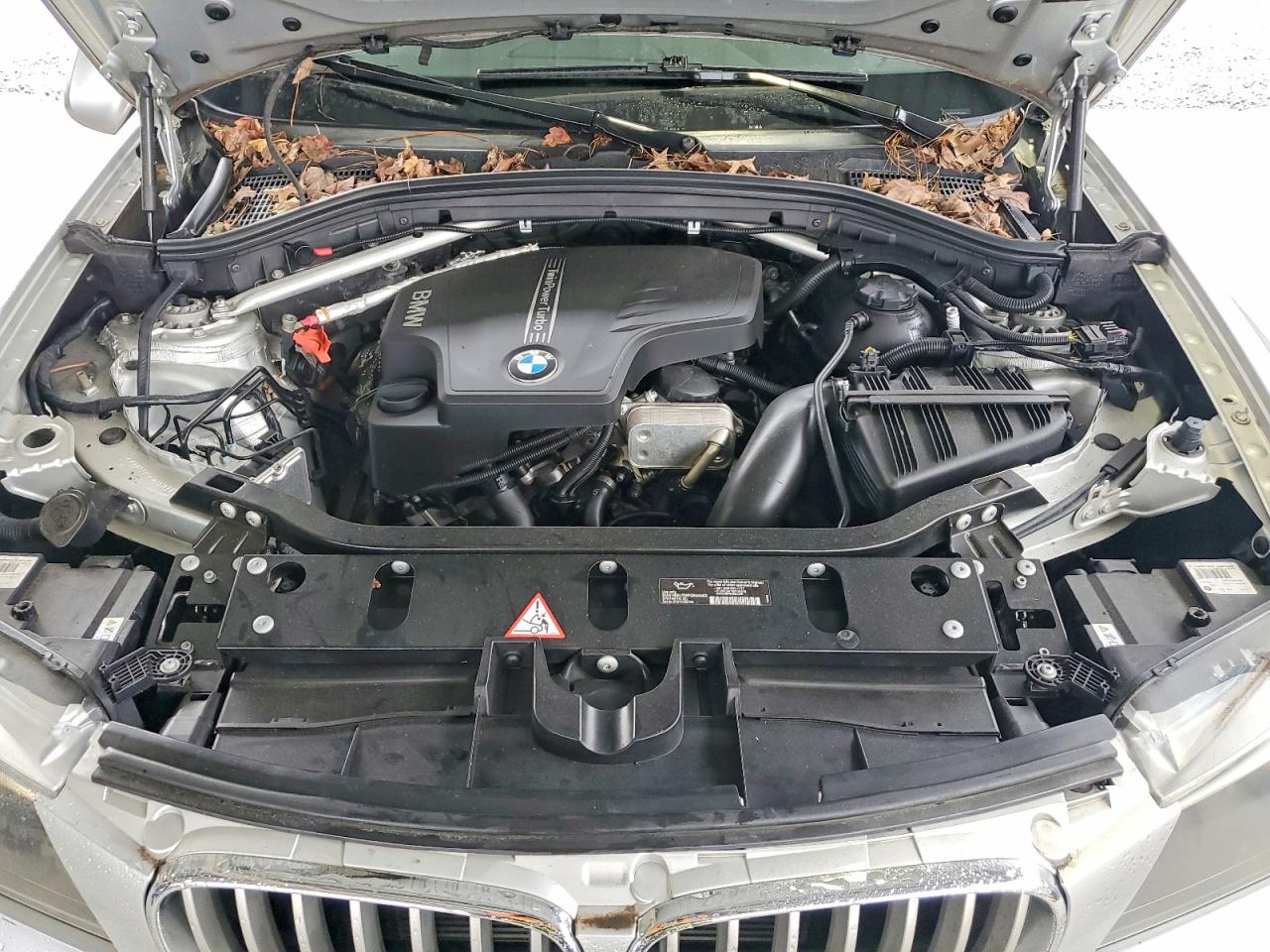 2013 Bmw X3 Xdrive28i Silver vin: 5UXWX9C54D0A17988