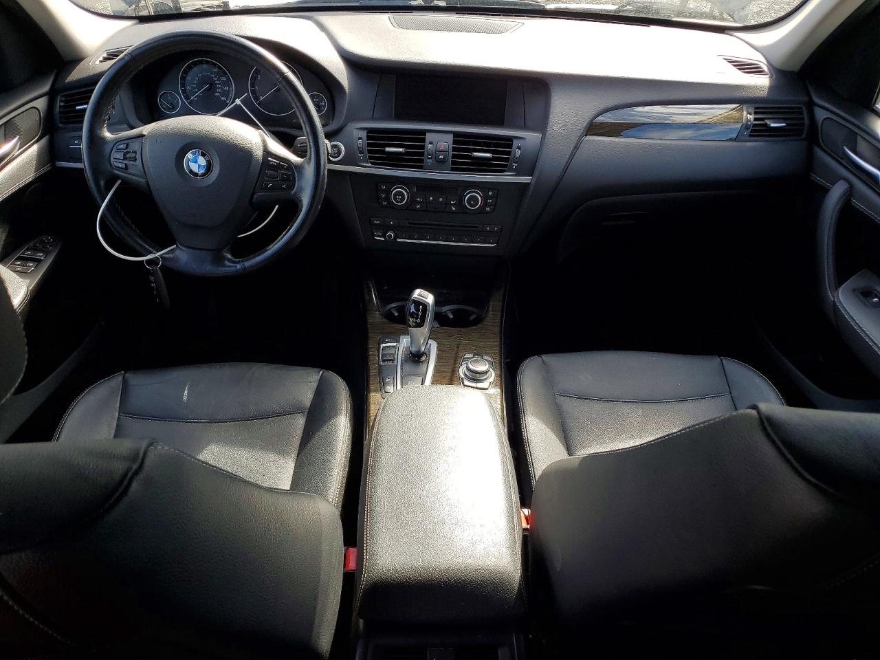 2013 Bmw X3 Xdrive28i Black vin: 5UXWX9C54D0A21040