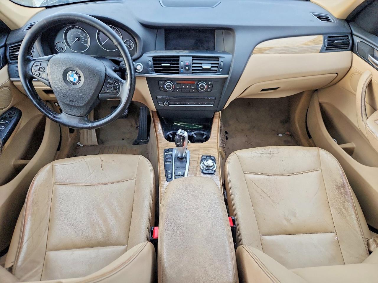 2013 Bmw X3 Xdrive28i Серебряный vin: 5UXWX9C54D0A27517