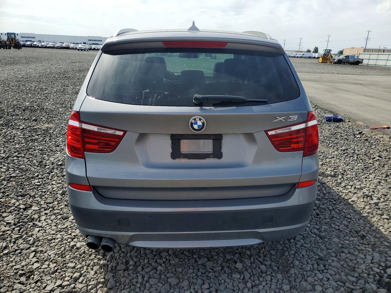 2013 Bmw X3 Xdrive28i Silver vin: 5UXWX9C54D0A28182