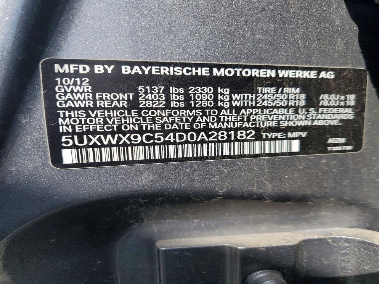 2013 Bmw X3 Xdrive28i Silver vin: 5UXWX9C54D0A28182