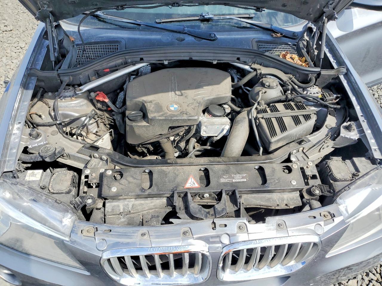 2013 Bmw X3 Xdrive28i Silver vin: 5UXWX9C54D0A28182