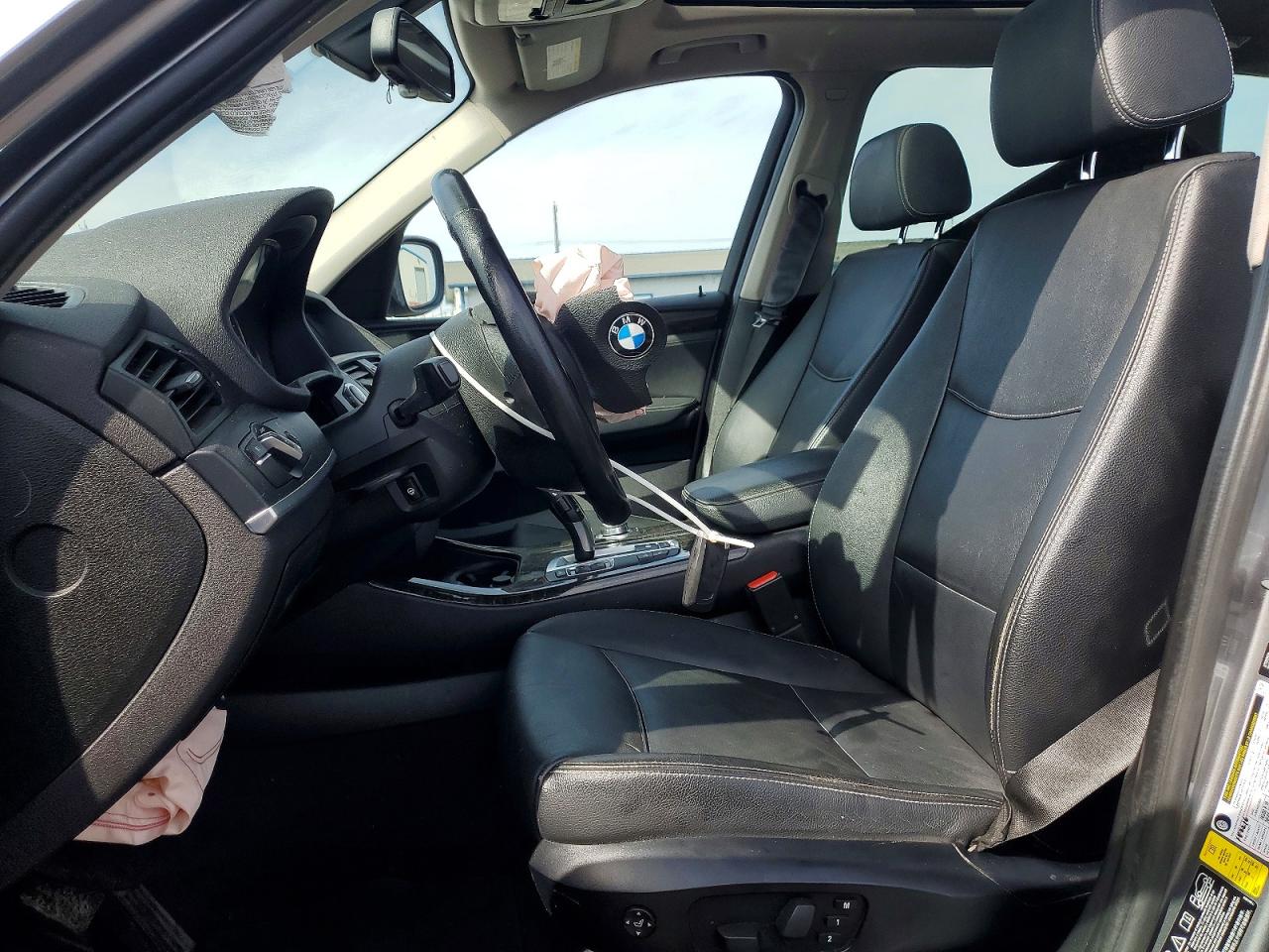 2013 Bmw X3 Xdrive28i Silver vin: 5UXWX9C54D0A28182
