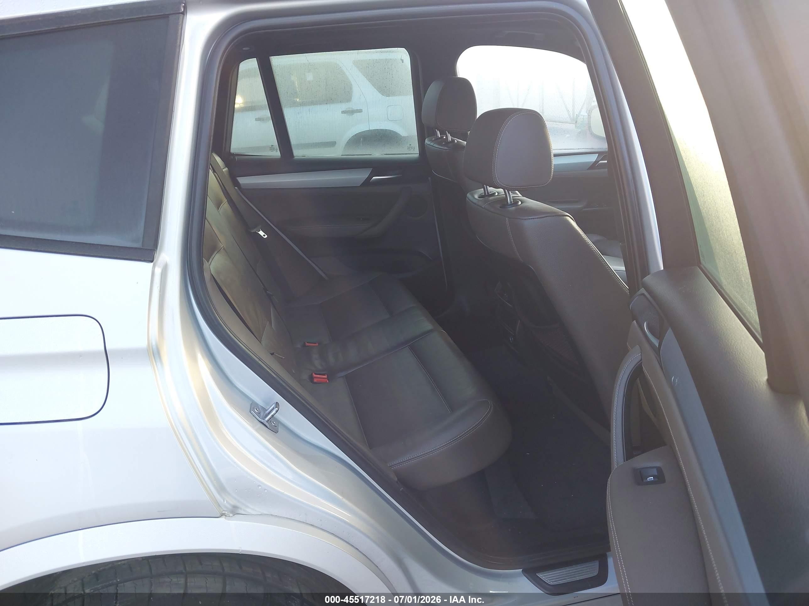 2013 Bmw X3 Xdrive28i Silver vin: 5UXWX9C54D0A29364