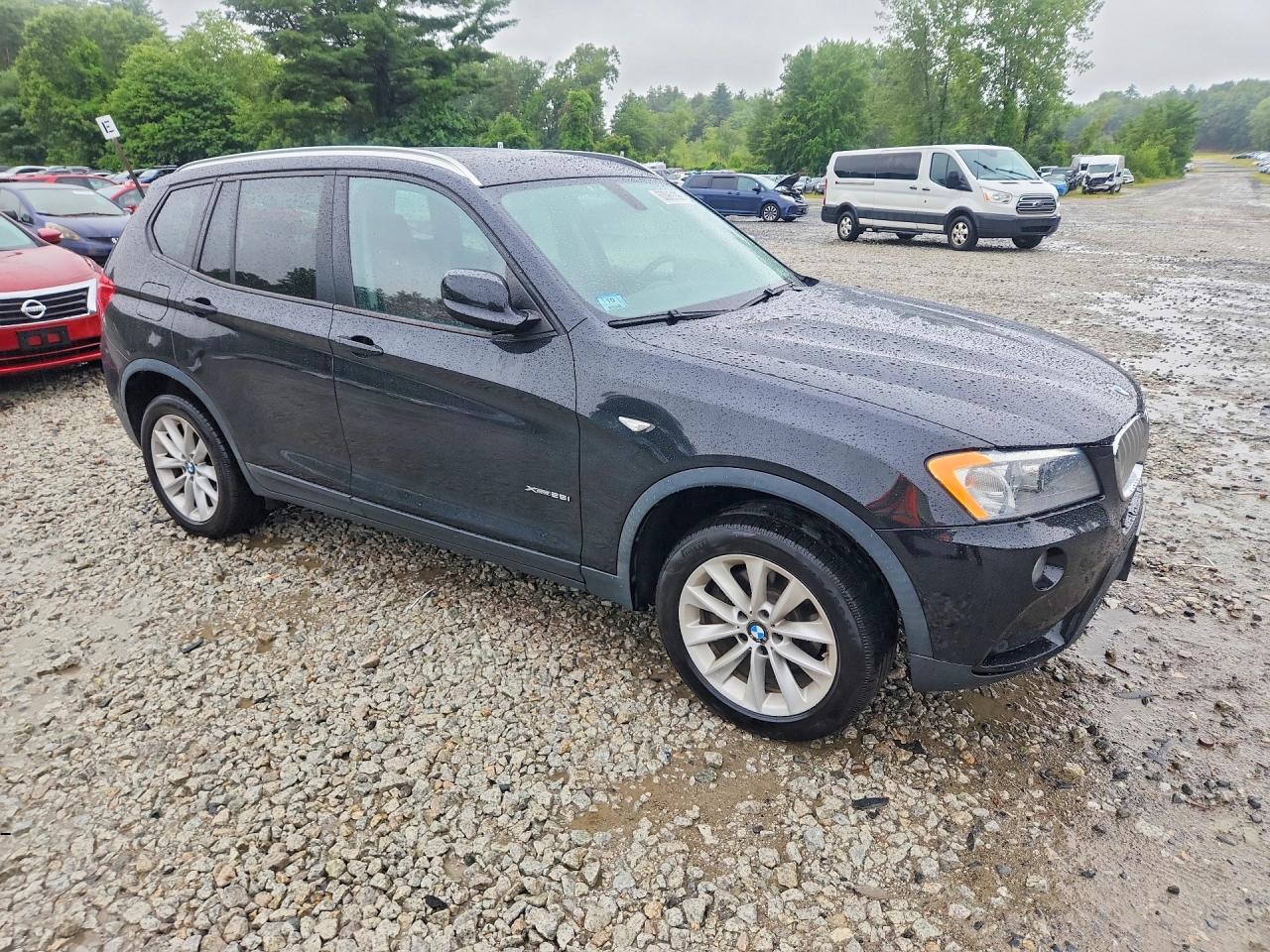 2013 Bmw X3 Xdrive28i Black vin: 5UXWX9C54D0D00407