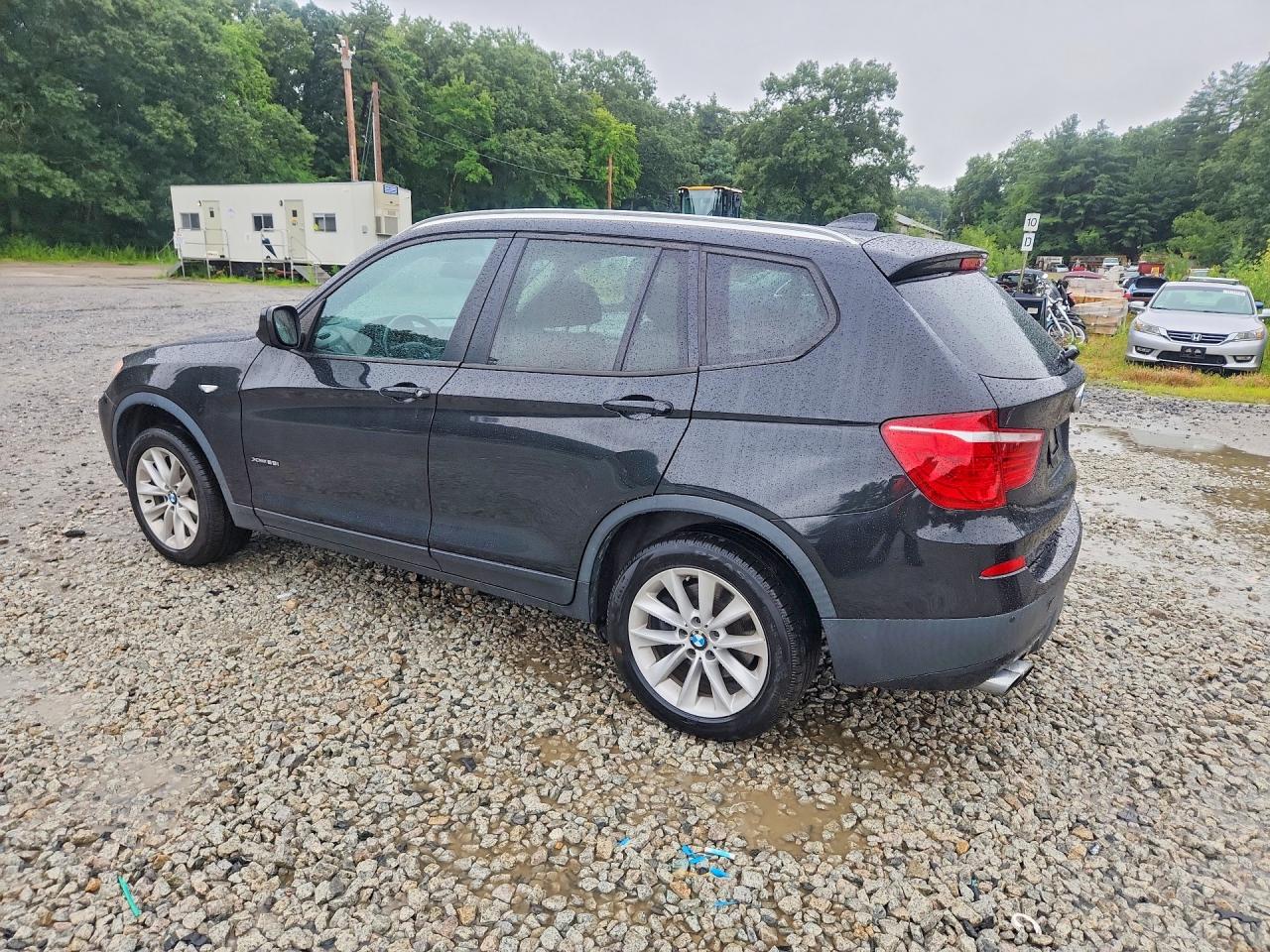 2013 Bmw X3 Xdrive28i Black vin: 5UXWX9C54D0D00407