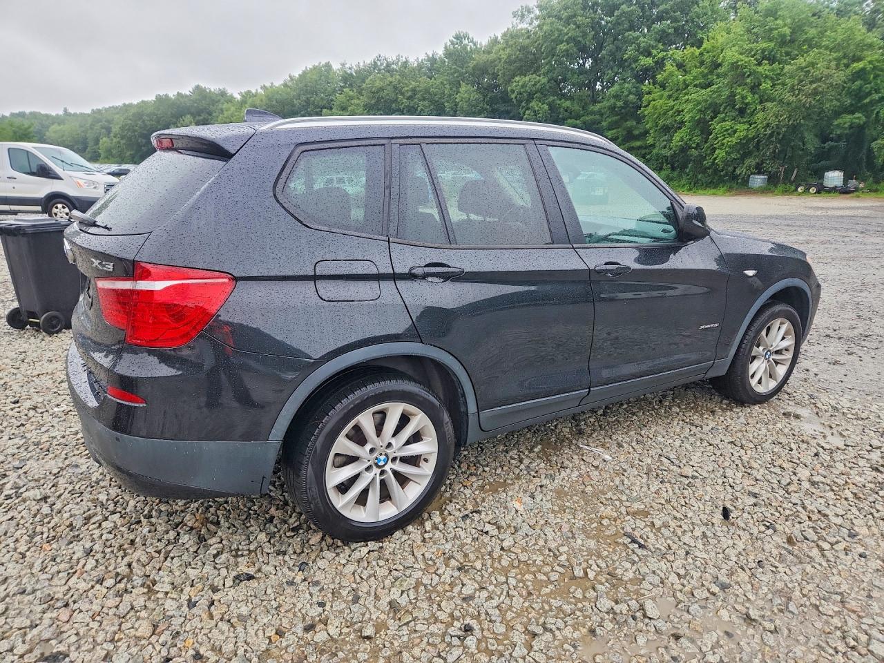 2013 Bmw X3 Xdrive28i Black vin: 5UXWX9C54D0D00407