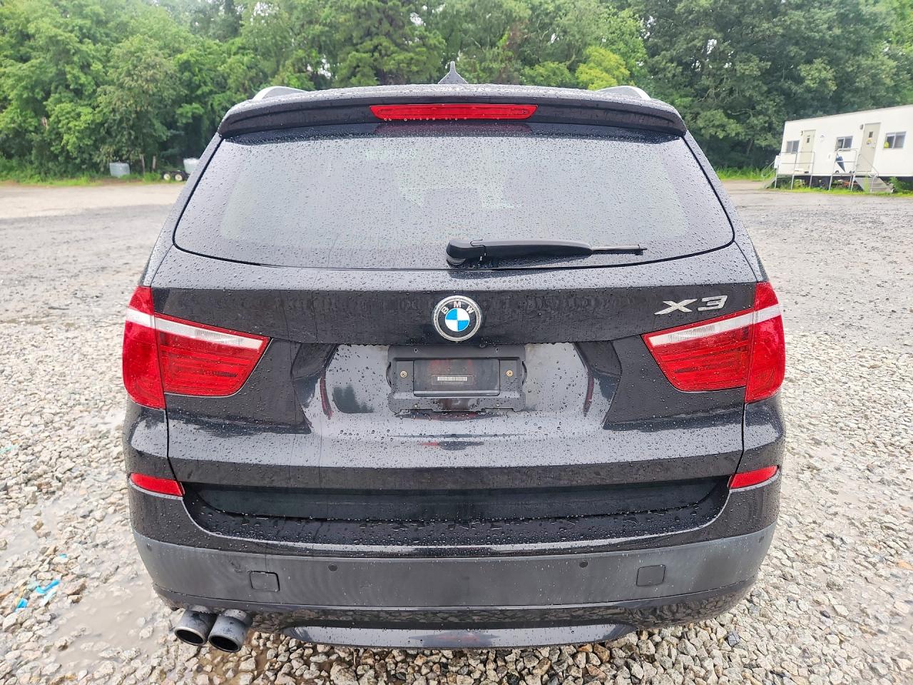 2013 Bmw X3 Xdrive28i Black vin: 5UXWX9C54D0D00407