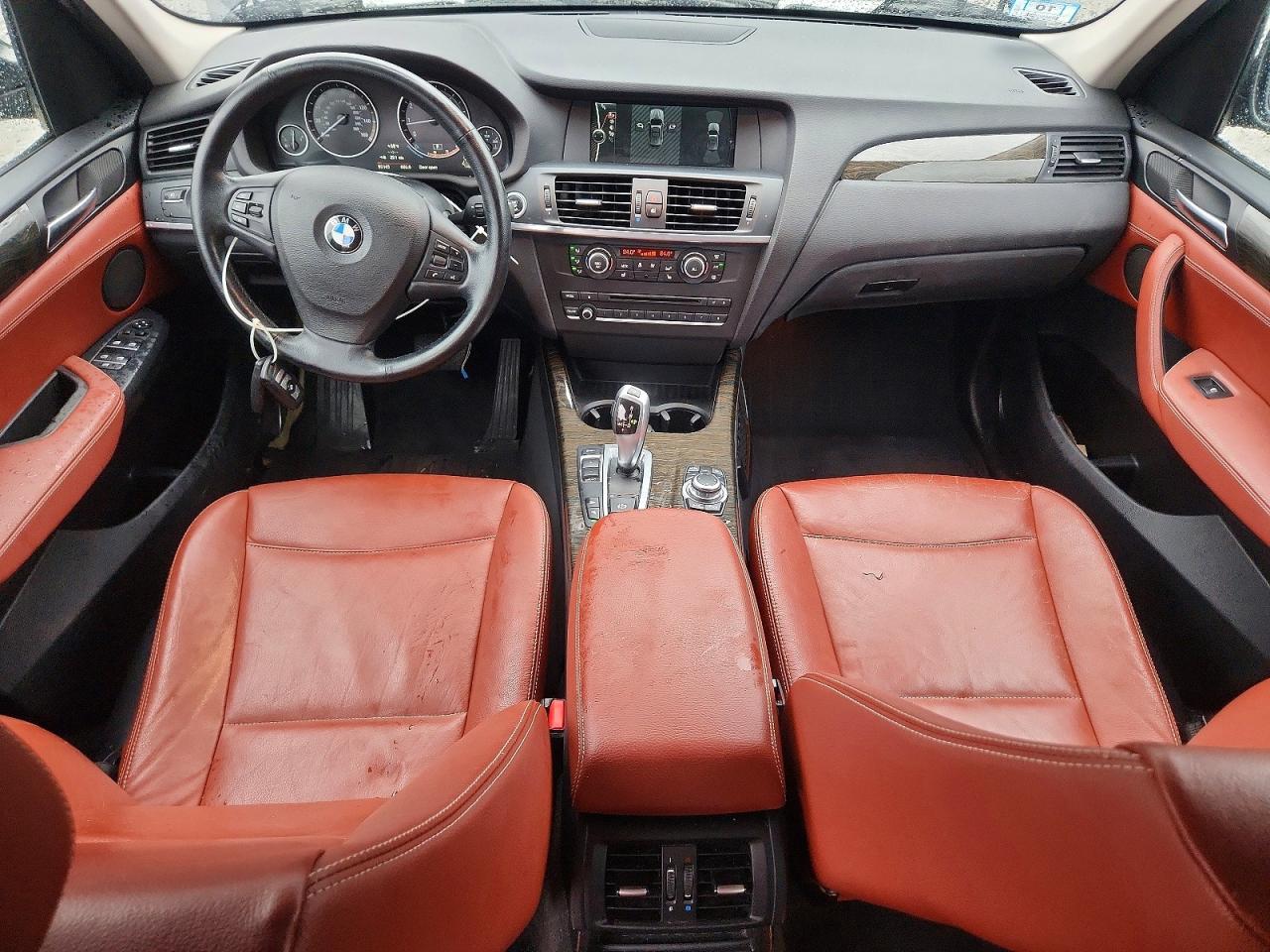 2013 Bmw X3 Xdrive28i Black vin: 5UXWX9C54D0D00407