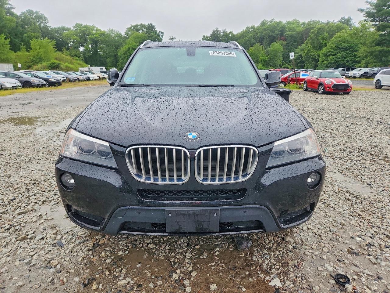 2013 Bmw X3 Xdrive28i Black vin: 5UXWX9C54D0D00407