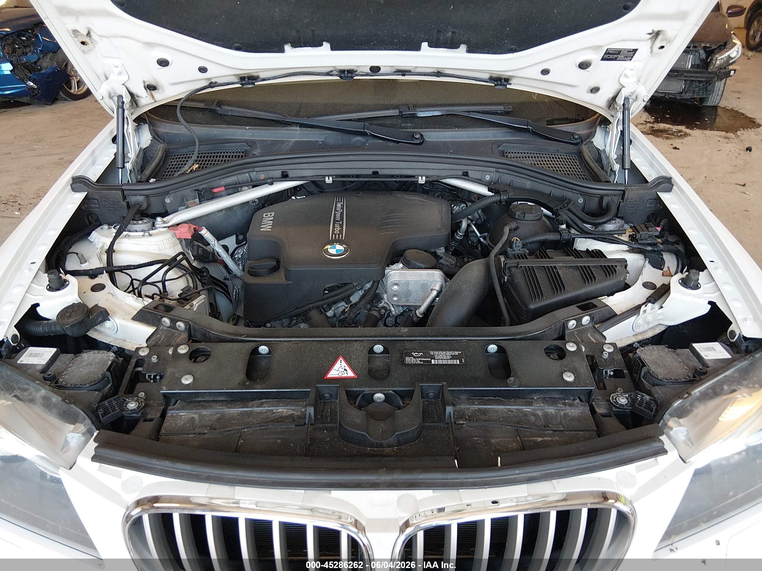 2013 Bmw X3 Xdrive28i Белый vin: 5UXWX9C54D0D02853