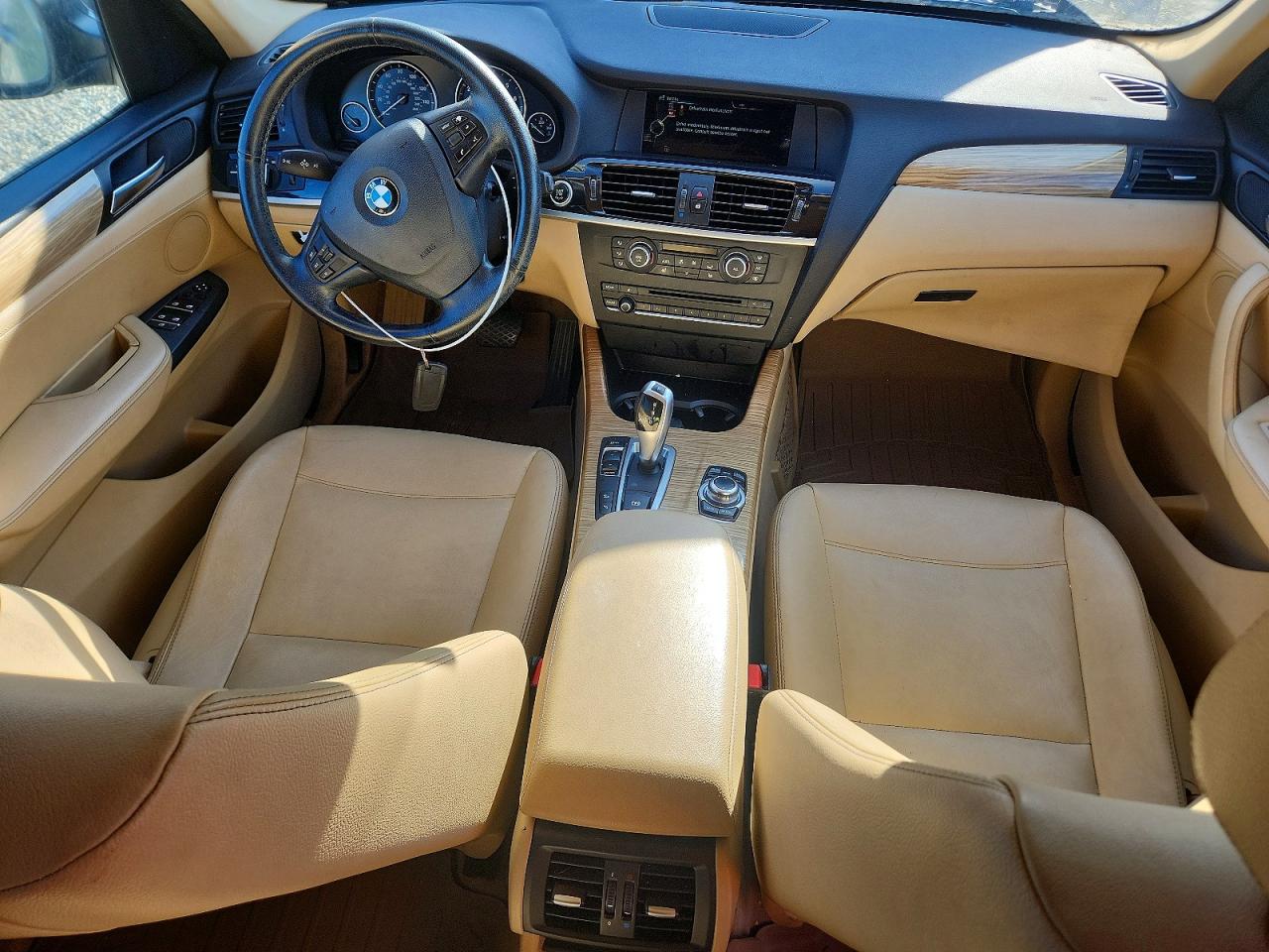 2014 Bmw X3 Xdrive28i Blue vin: 5UXWX9C54E0D13448