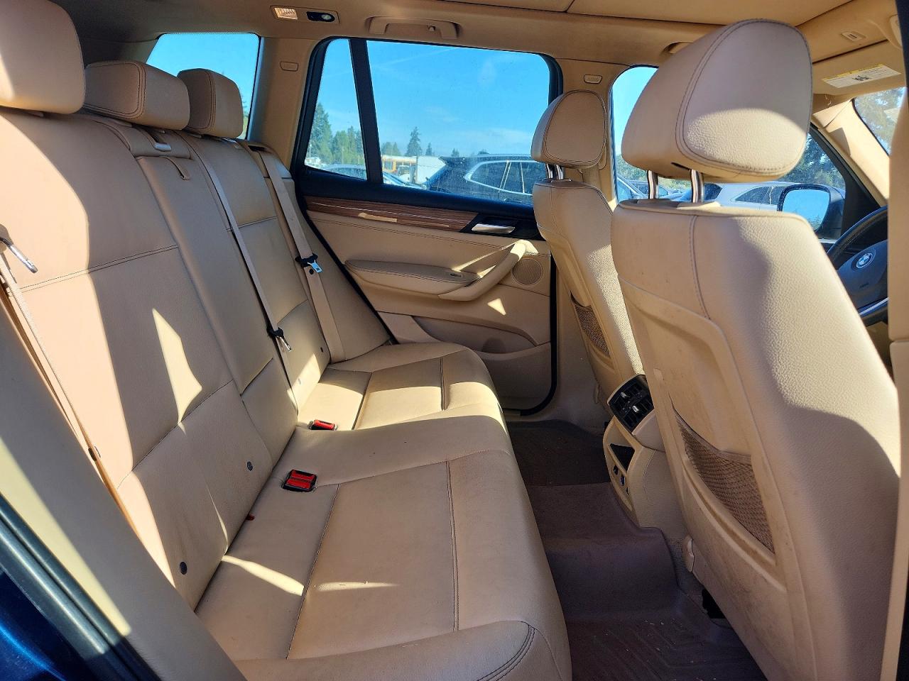 2014 Bmw X3 Xdrive28i Blue vin: 5UXWX9C54E0D13448