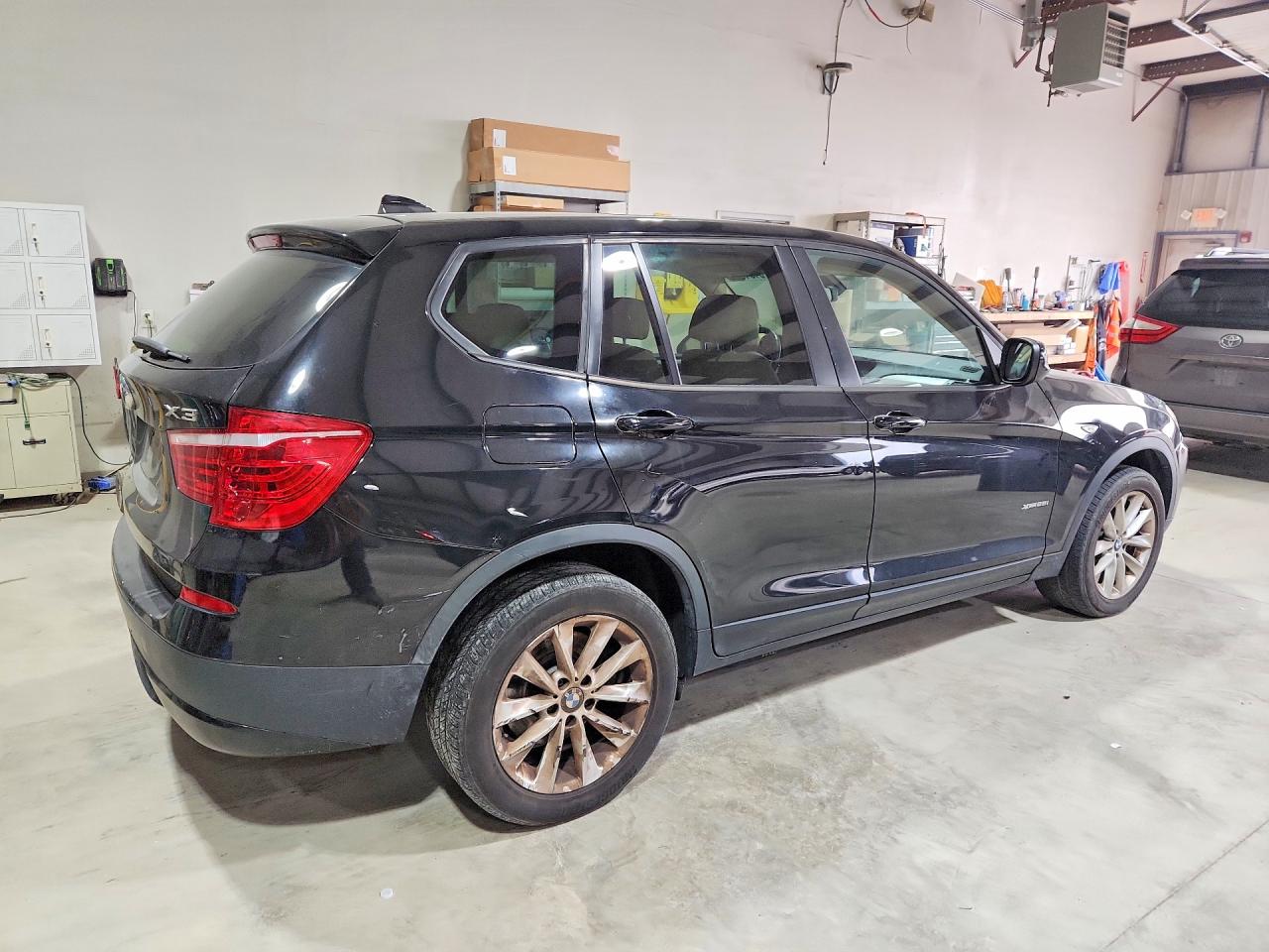 2014 Bmw X3 Xdrive28i Black vin: 5UXWX9C54E0D15569