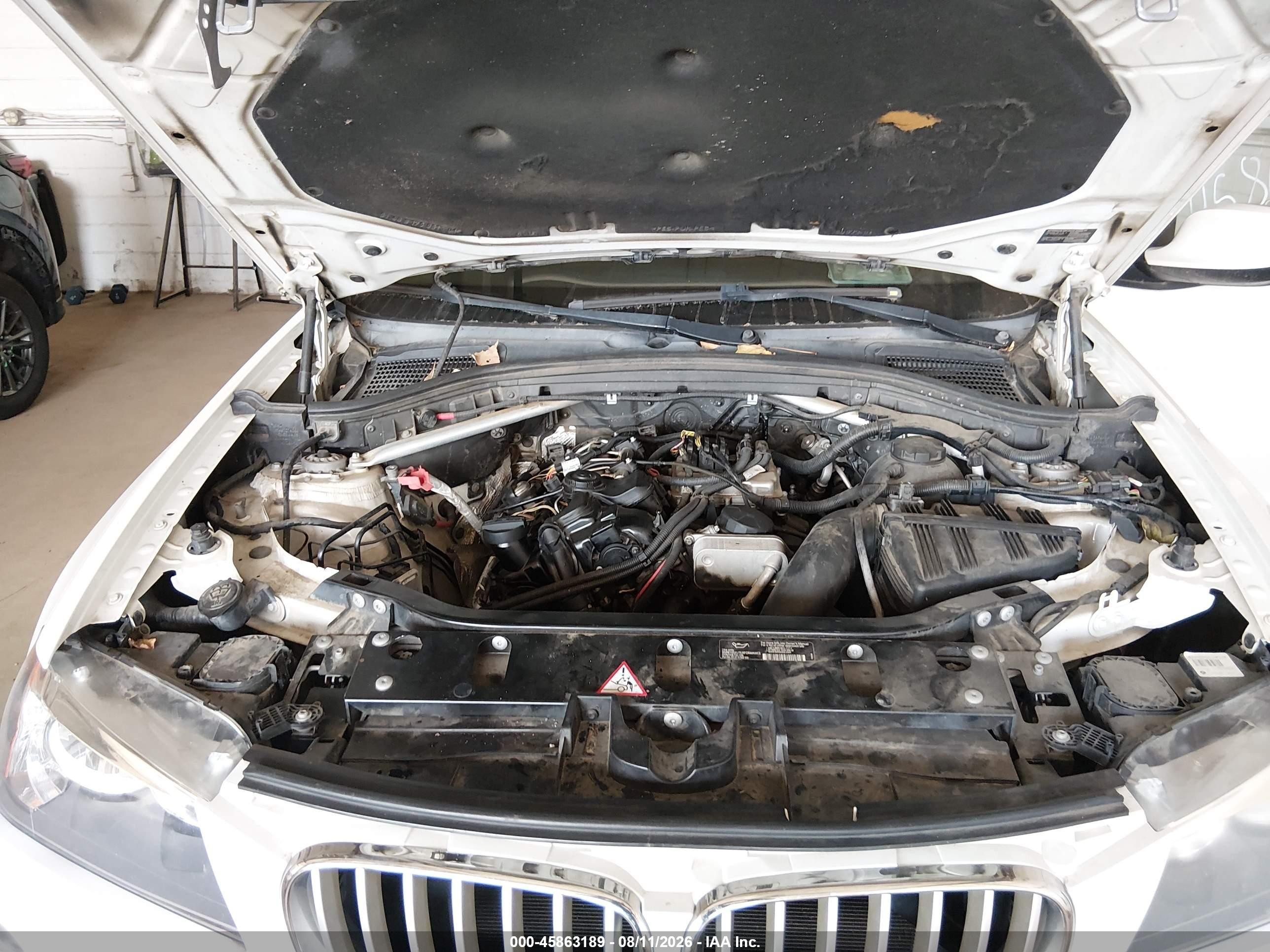 2014 Bmw X3 Xdrive28i White vin: 5UXWX9C54E0D17175