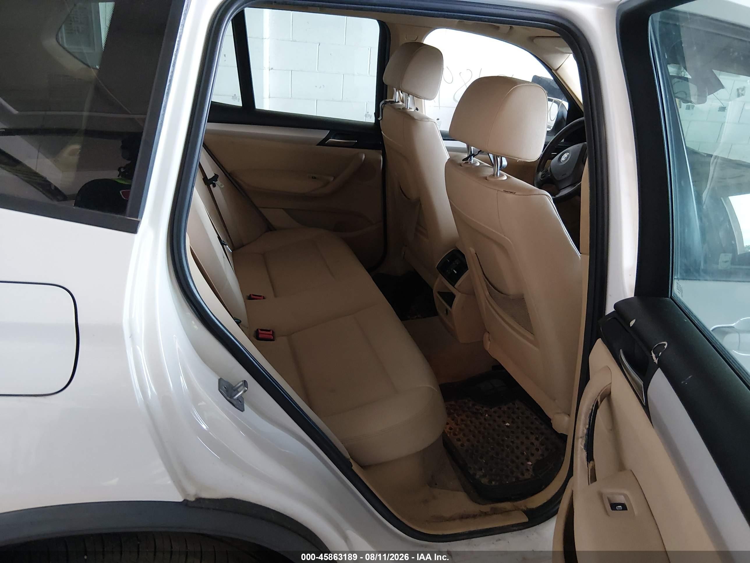 2014 Bmw X3 Xdrive28i White vin: 5UXWX9C54E0D17175