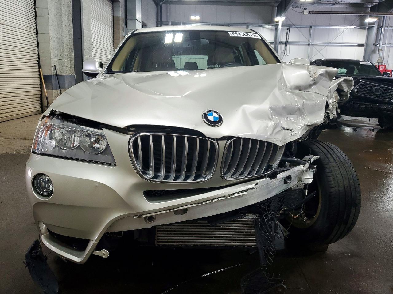2014 Bmw X3 Xdrive28i Silver vin: 5UXWX9C54E0D23204