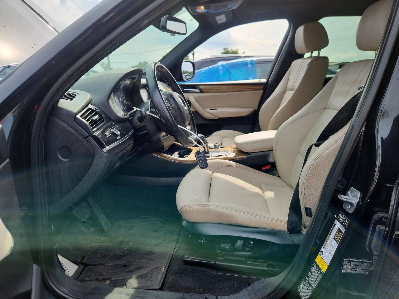 2014 Bmw X3 Xdrive28i Черный vin: 5UXWX9C54E0D23963