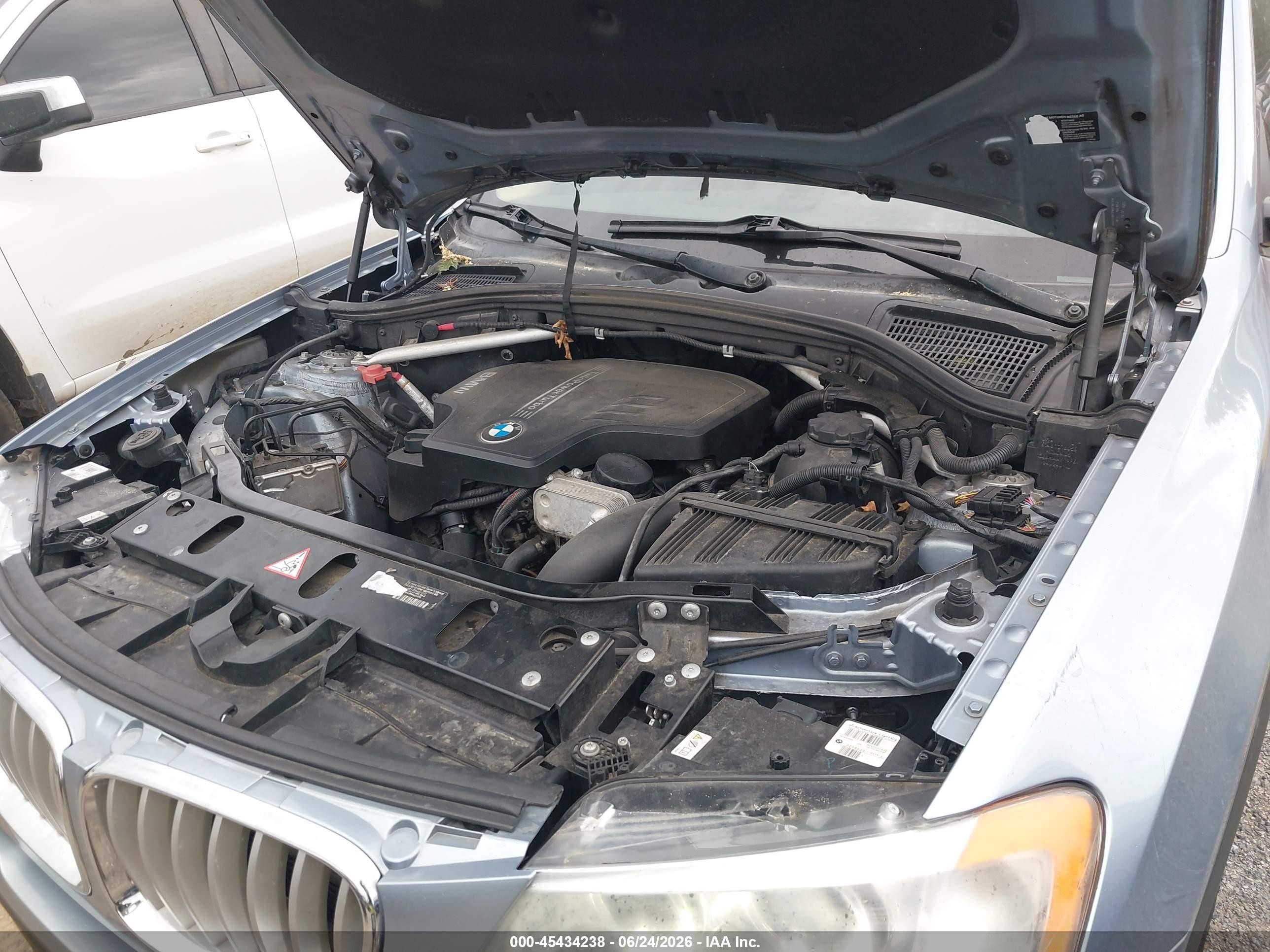 2014 Bmw X3 Xdrive28i Teal vin: 5UXWX9C54E0D24384