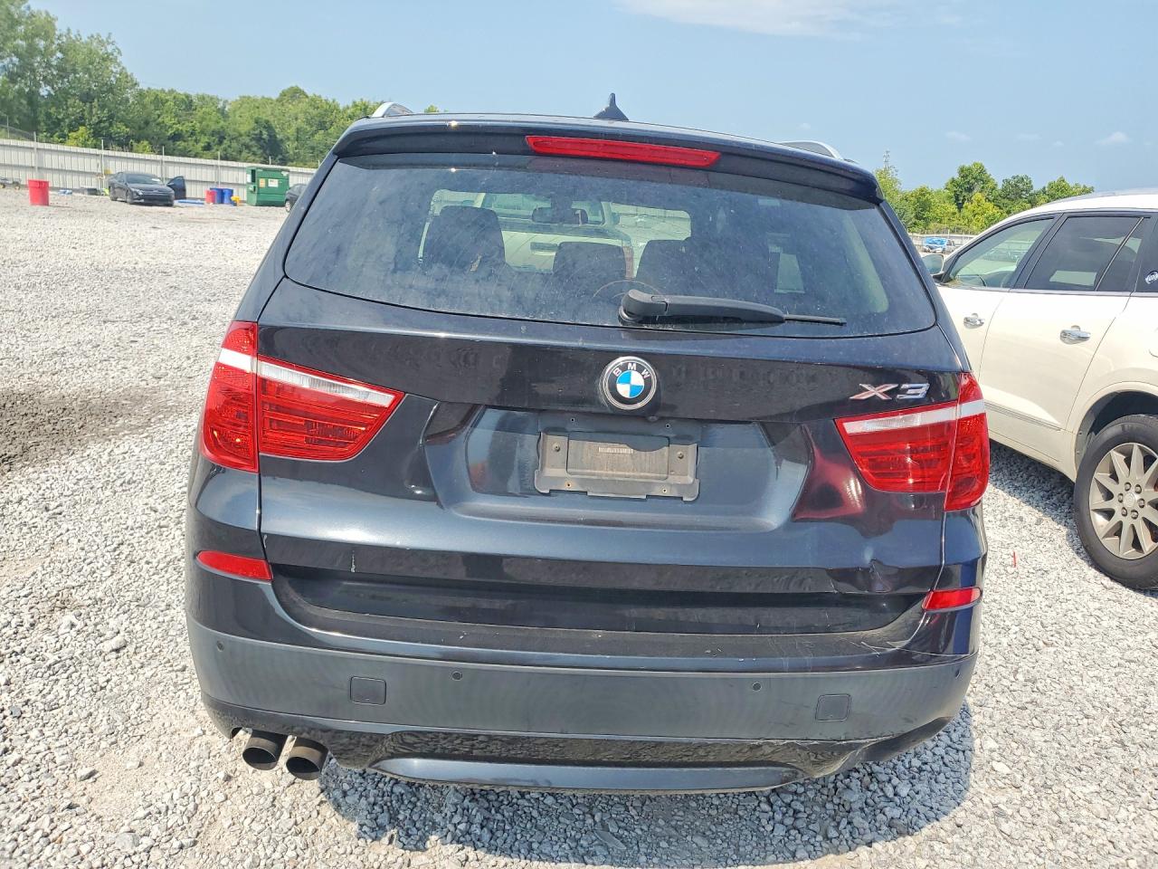 2014 Bmw X3 Xdrive28i Black vin: 5UXWX9C54E0D25244