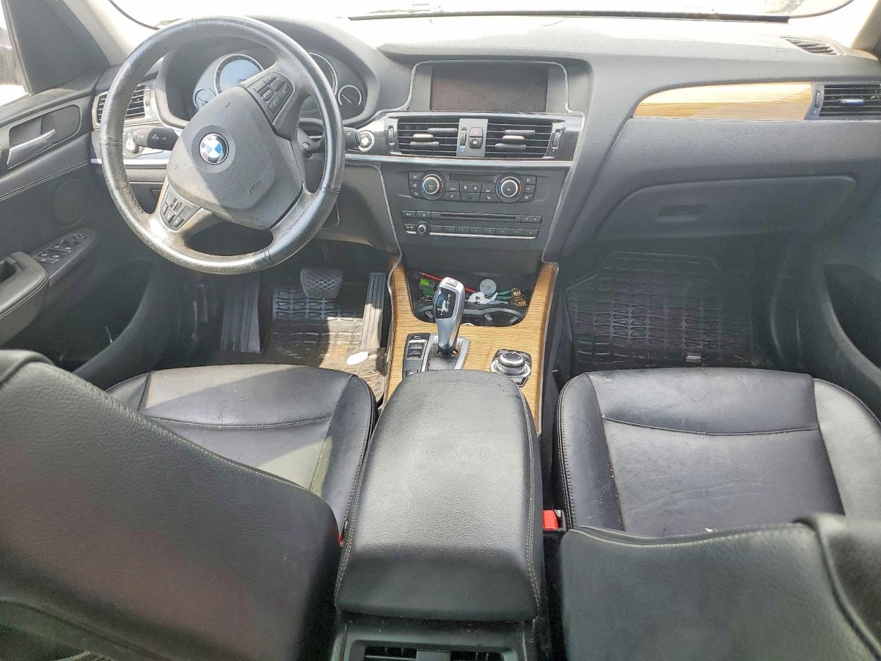 2014 Bmw X3 Xdrive28i Black vin: 5UXWX9C54E0D25244