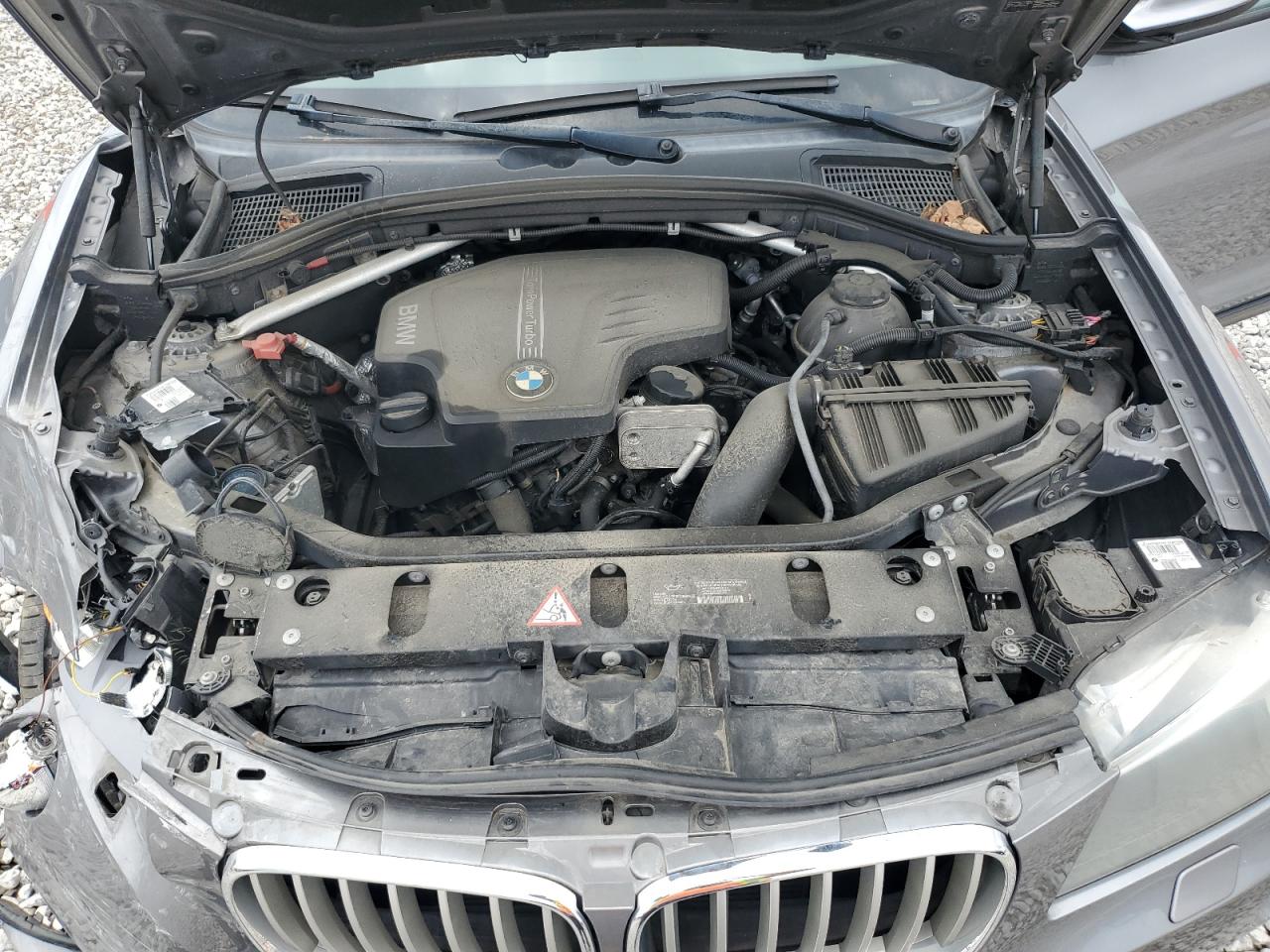 2014 Bmw X3 Xdrive28i Серый vin: 5UXWX9C54E0D27172