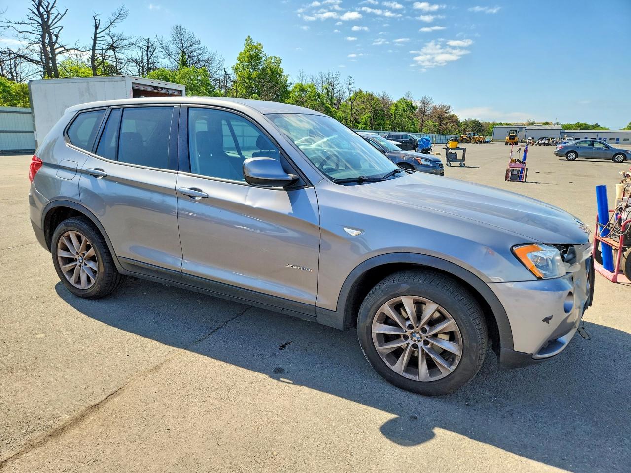 2014 Bmw X3 Xdrive28i Gray vin: 5UXWX9C54E0D29665