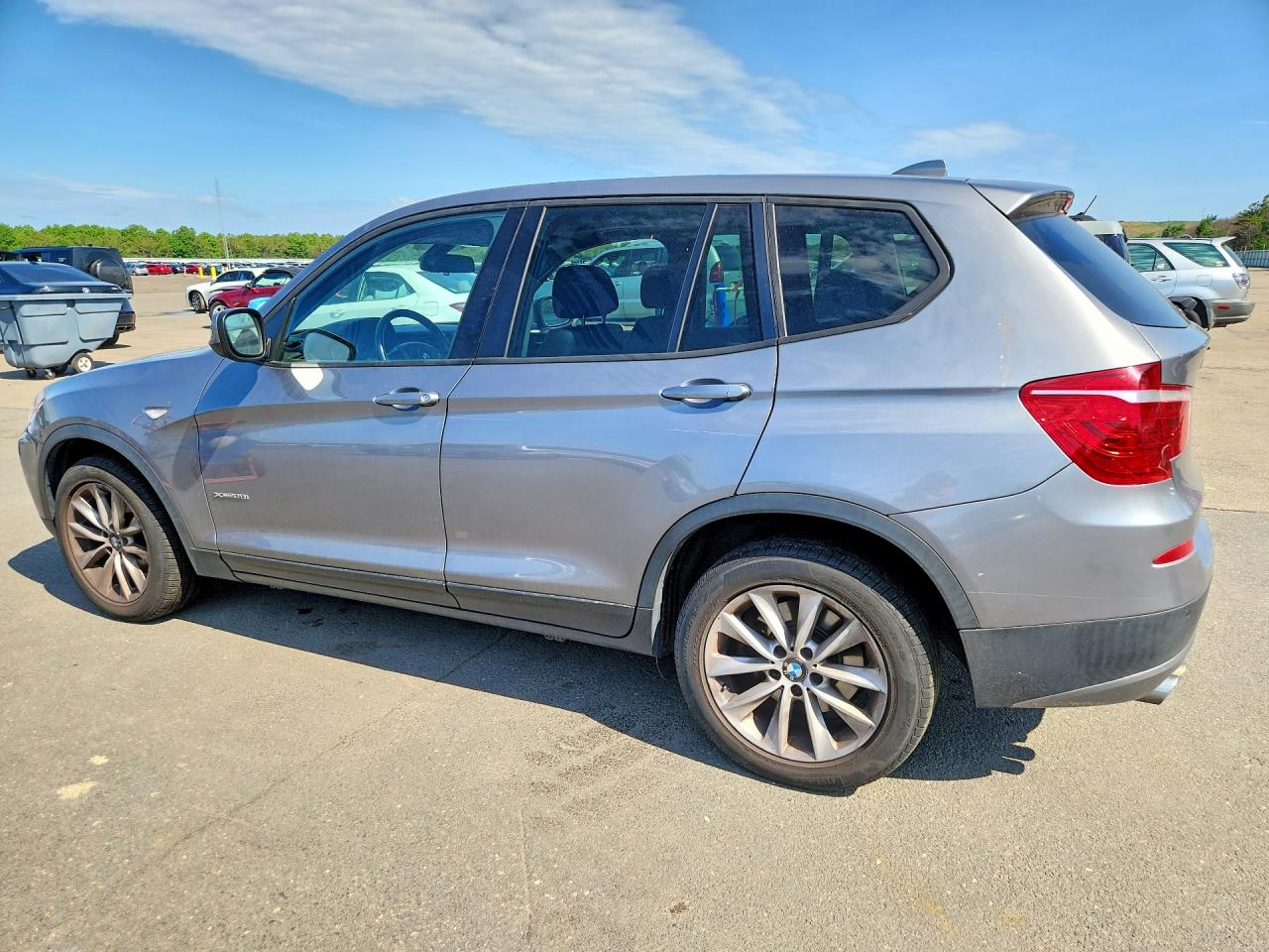 2014 Bmw X3 Xdrive28i Gray vin: 5UXWX9C54E0D29665