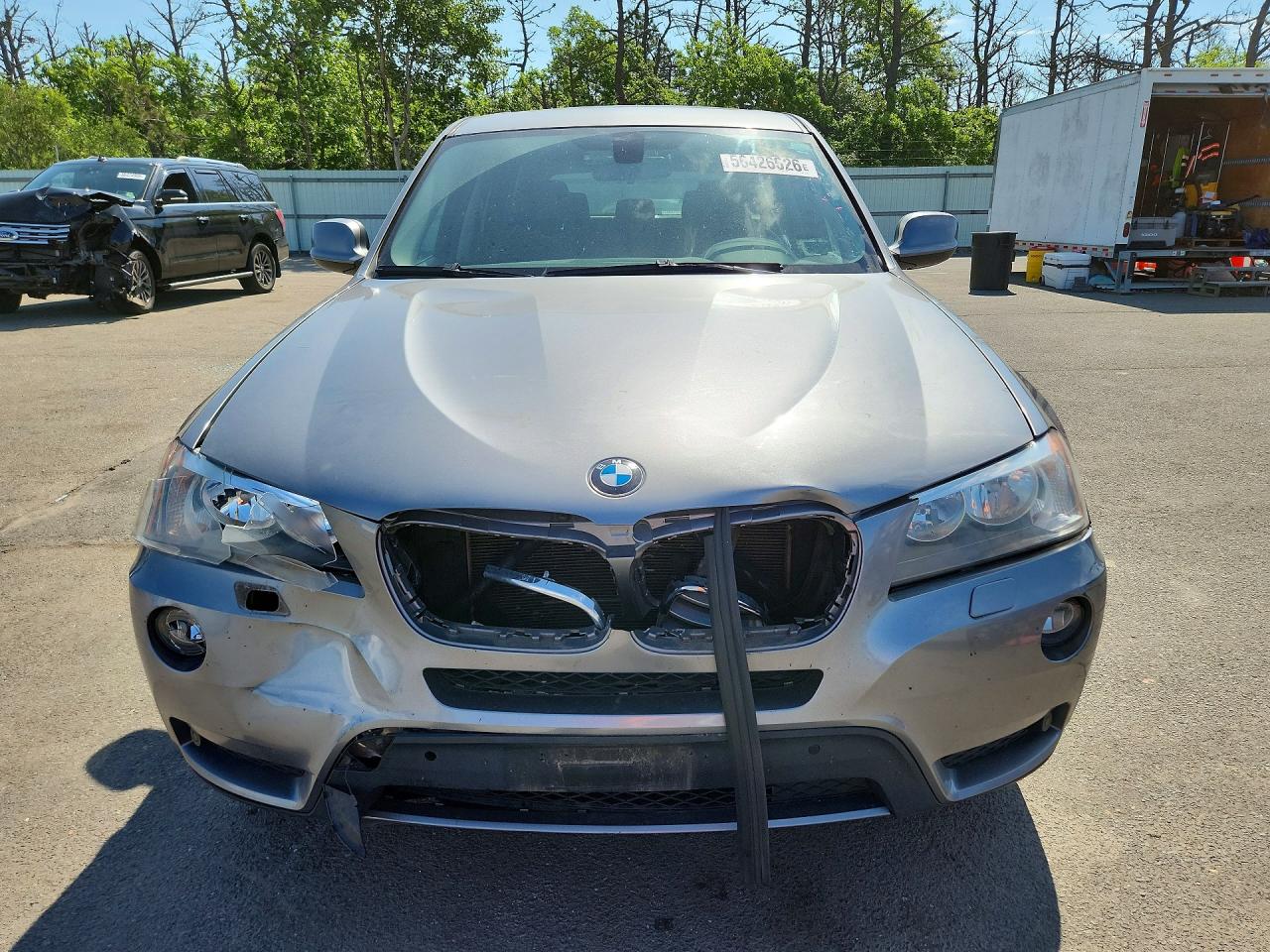 2014 Bmw X3 Xdrive28i Gray vin: 5UXWX9C54E0D29665