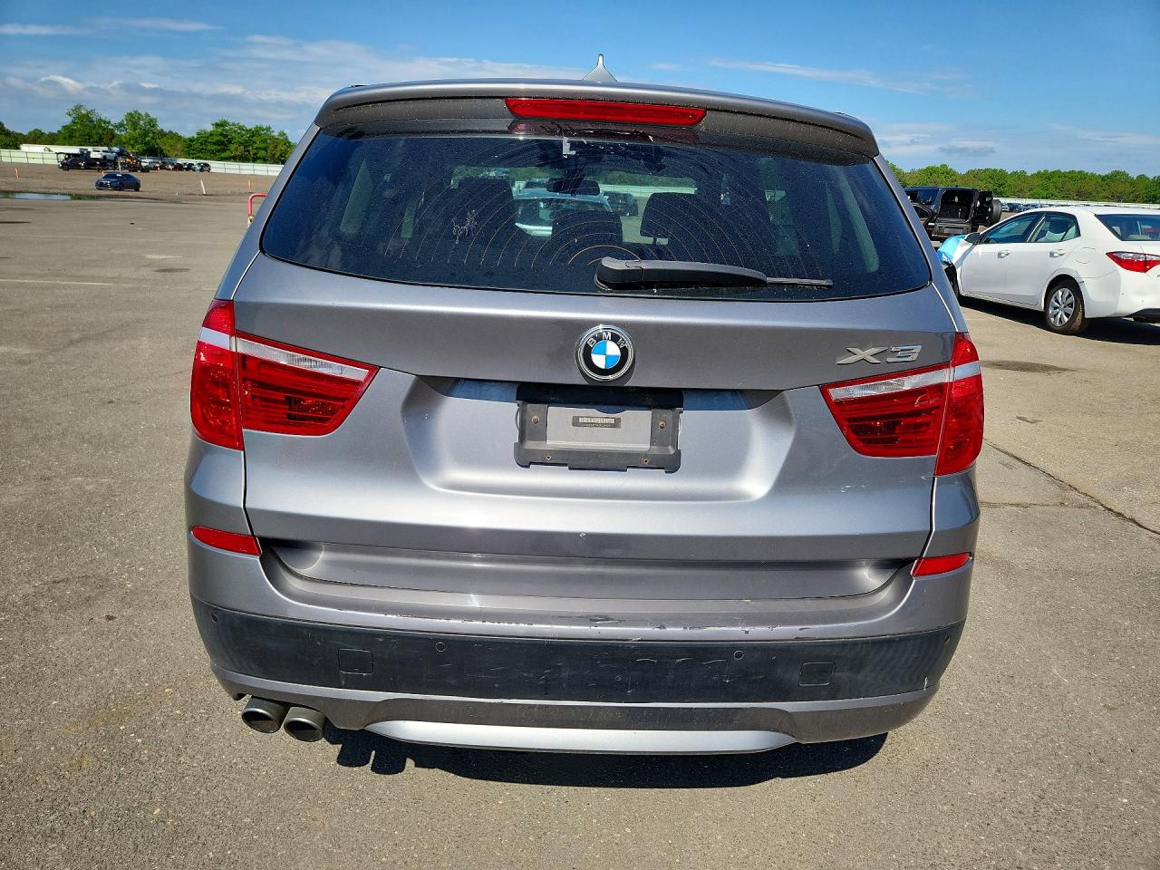 2014 Bmw X3 Xdrive28i Gray vin: 5UXWX9C54E0D29665
