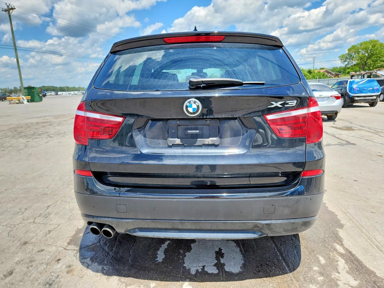 2014 Bmw X3 Xdrive28i Black vin: 5UXWX9C54E0D36924