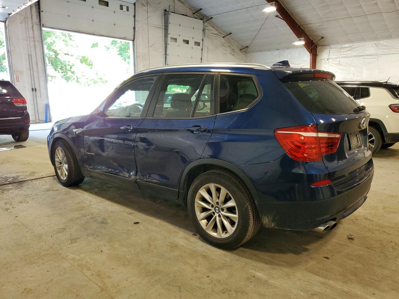 2014 Bmw X3 Xdrive28i Blue vin: 5UXWX9C54E0D42674