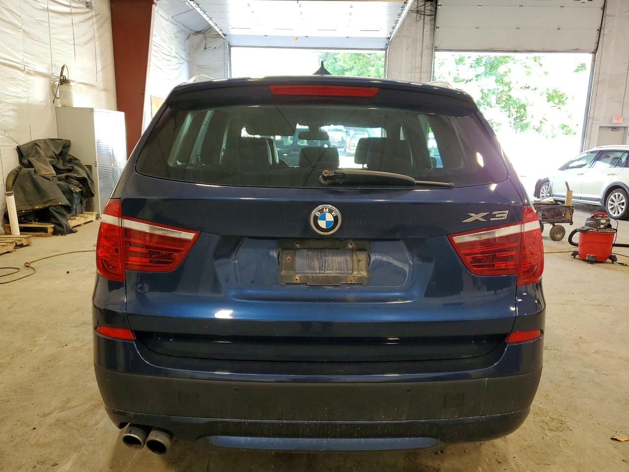 2014 Bmw X3 Xdrive28i Blue vin: 5UXWX9C54E0D42674