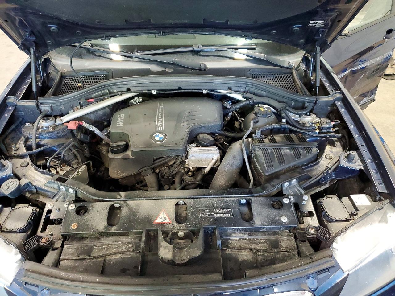 2014 Bmw X3 Xdrive28i Blue vin: 5UXWX9C54E0D42674