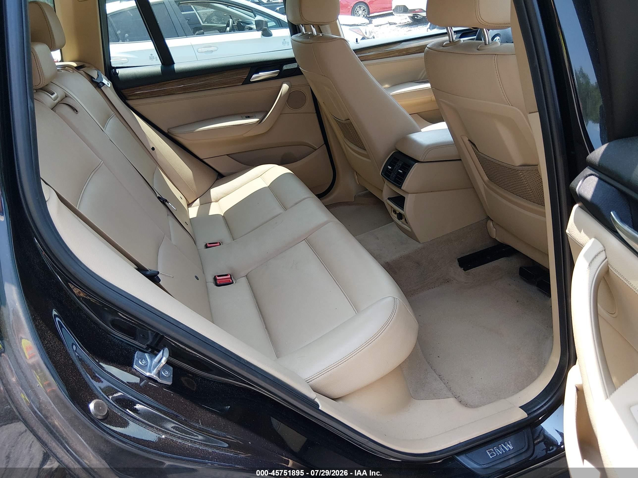 2014 Bmw X3 Xdrive28i Черный vin: 5UXWX9C54E0D42870