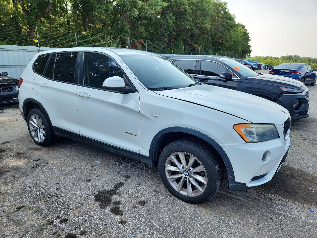 2014 Bmw X3 Xdrive28i White vin: 5UXWX9C54E0D43582