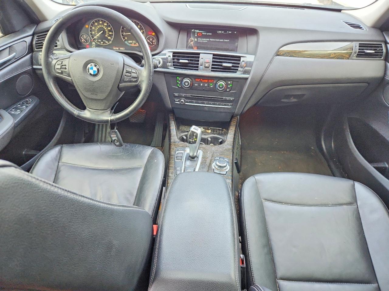 2014 Bmw X3 Xdrive28i White vin: 5UXWX9C54E0D43582
