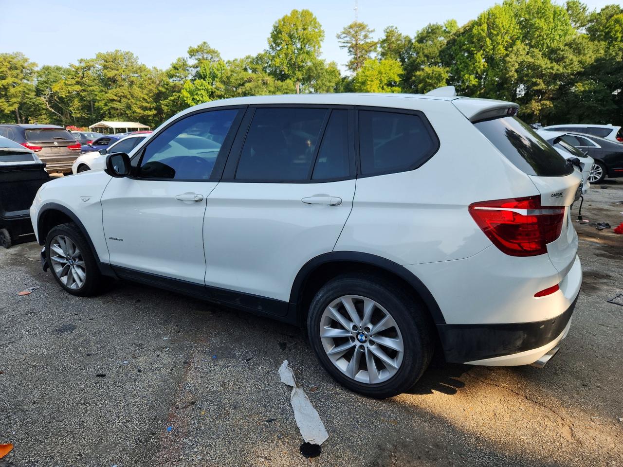 2014 Bmw X3 Xdrive28i White vin: 5UXWX9C54E0D43582