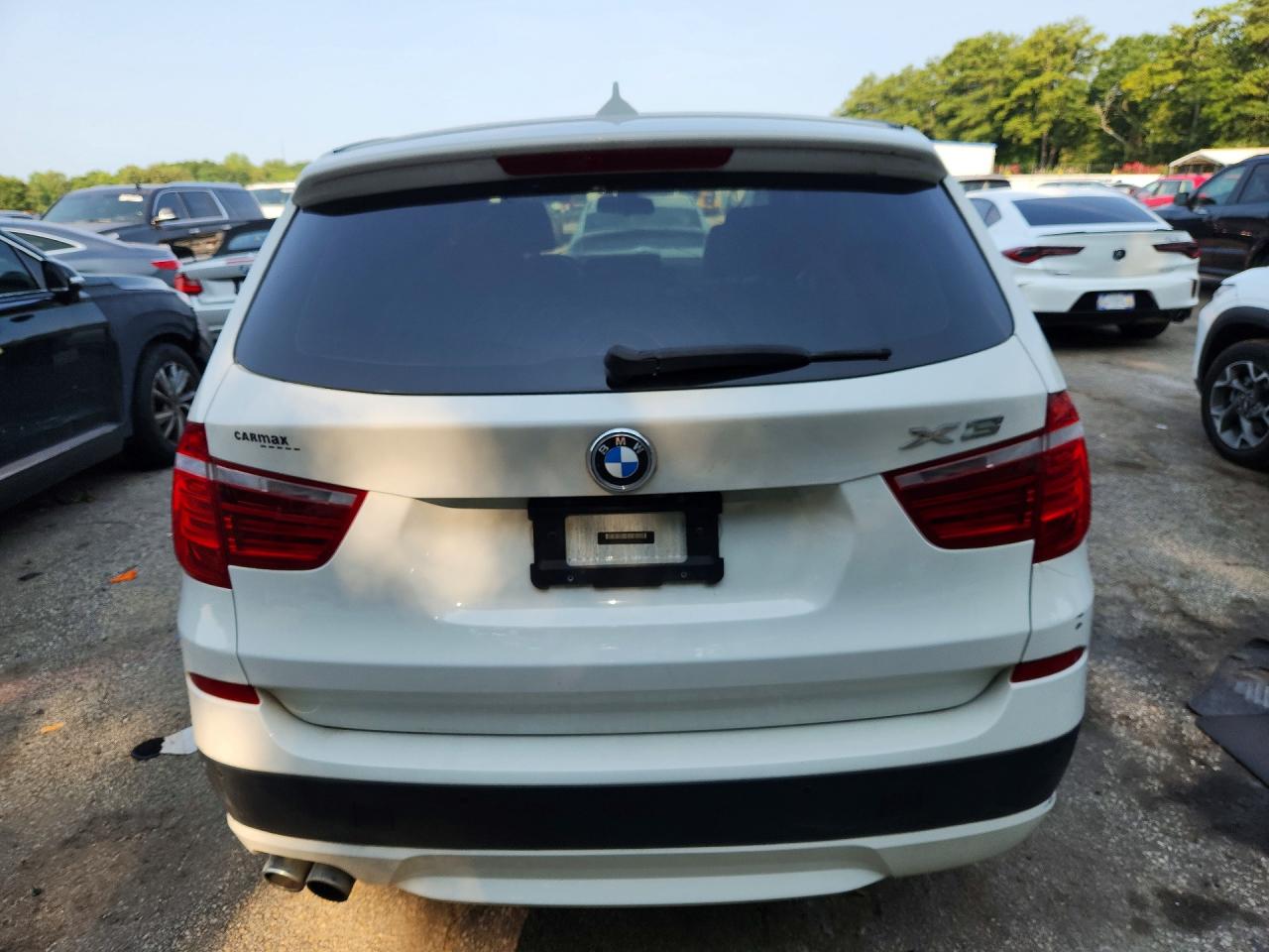 2014 Bmw X3 Xdrive28i White vin: 5UXWX9C54E0D43582