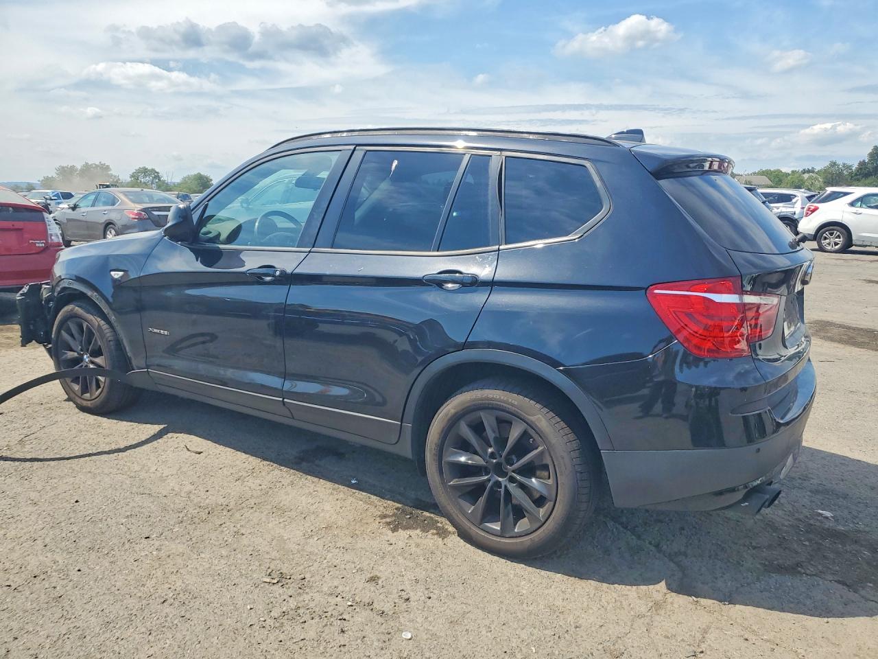 2014 Bmw X3 Xdrive28i Black vin: 5UXWX9C54E0D43601