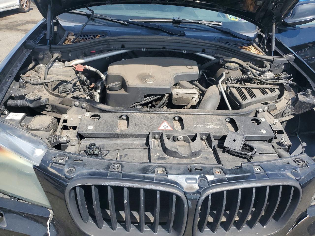 2014 Bmw X3 Xdrive28i Black vin: 5UXWX9C54E0D43601
