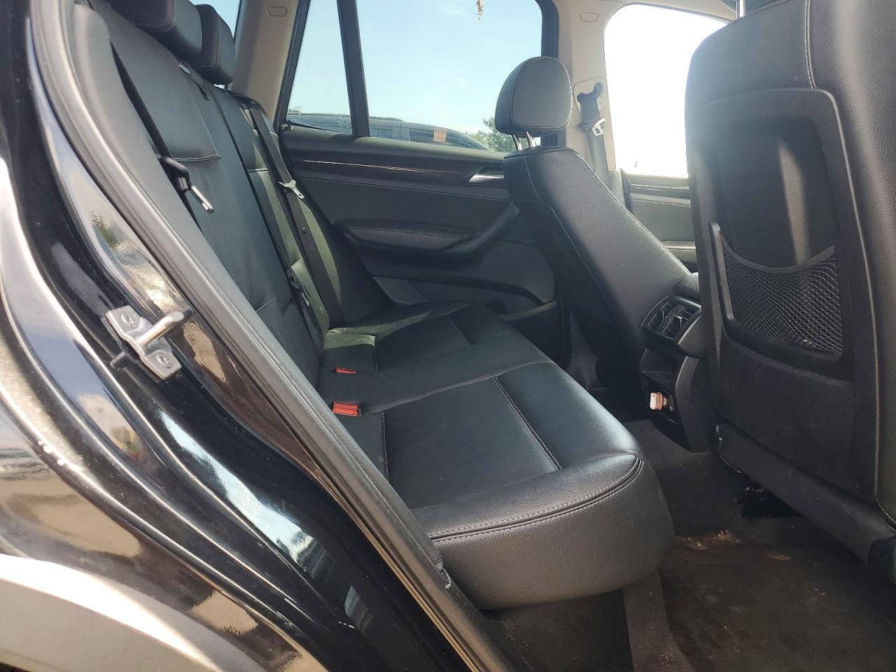 2014 Bmw X3 Xdrive28i Black vin: 5UXWX9C54E0D43601