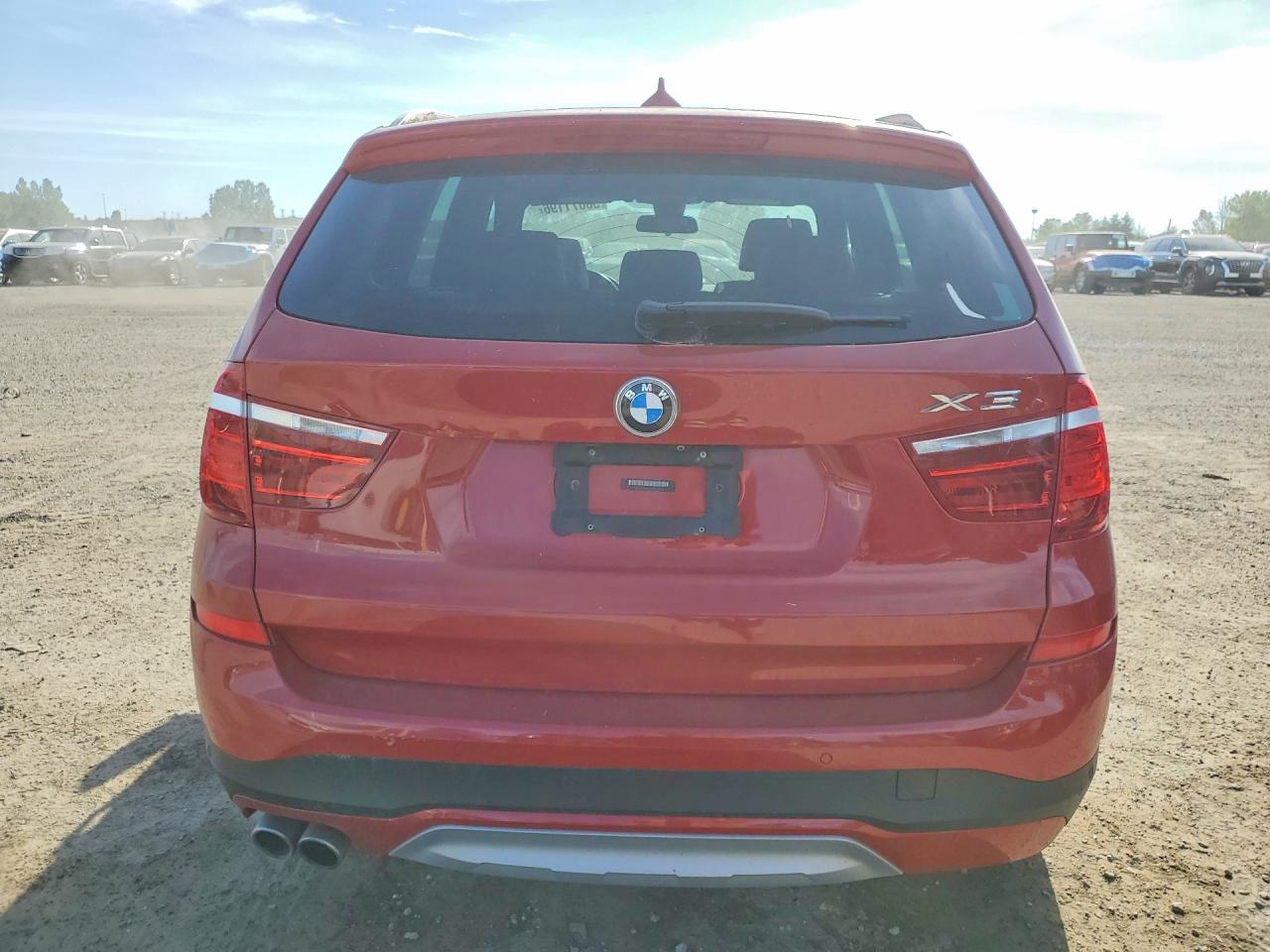 2015 Bmw X3 Xdrive28i Красный vin: 5UXWX9C54F0D49254