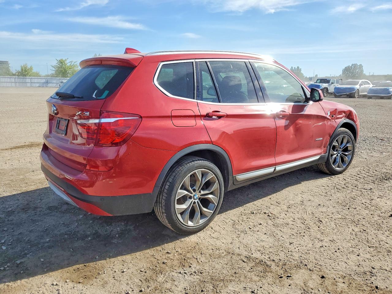 2015 Bmw X3 Xdrive28i Красный vin: 5UXWX9C54F0D49254