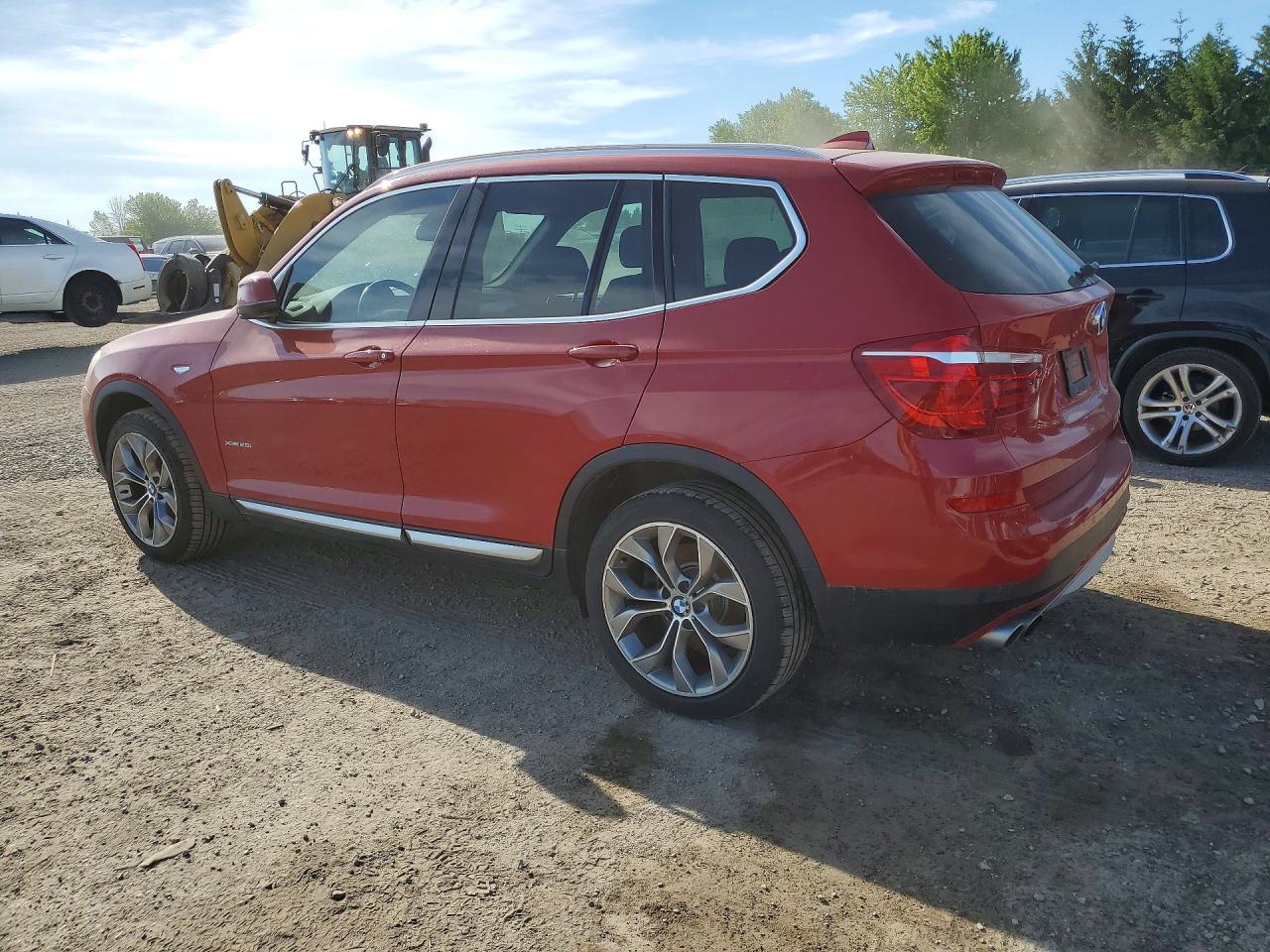 2015 Bmw X3 Xdrive28i Красный vin: 5UXWX9C54F0D49254