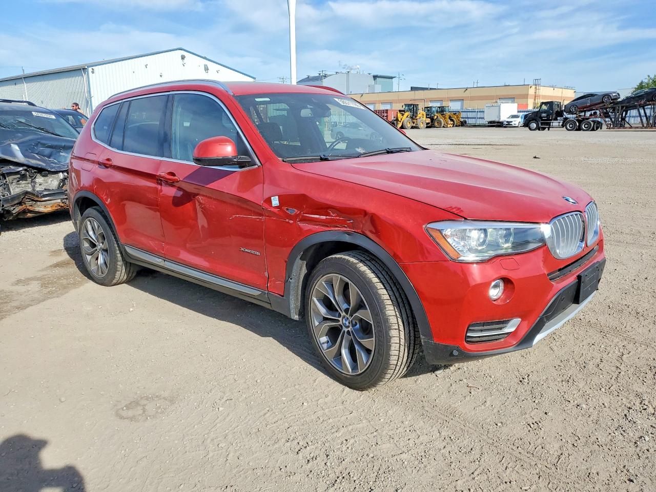 2015 Bmw X3 Xdrive28i Красный vin: 5UXWX9C54F0D49254