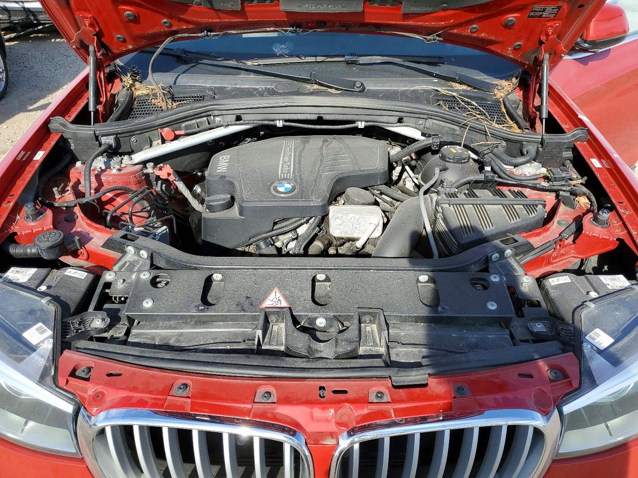 2015 Bmw X3 Xdrive28i Красный vin: 5UXWX9C54F0D49254