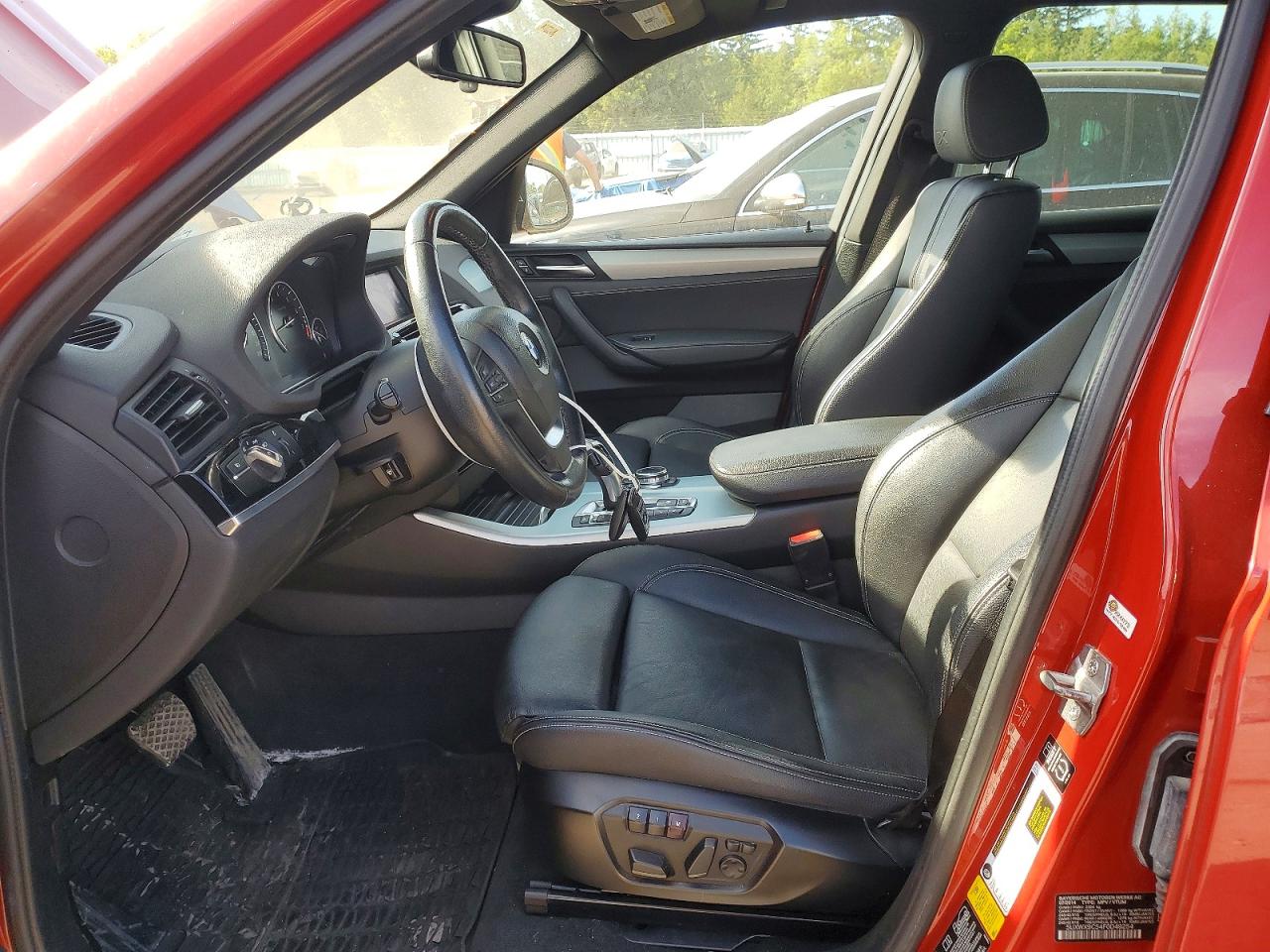 2015 Bmw X3 Xdrive28i Красный vin: 5UXWX9C54F0D49254