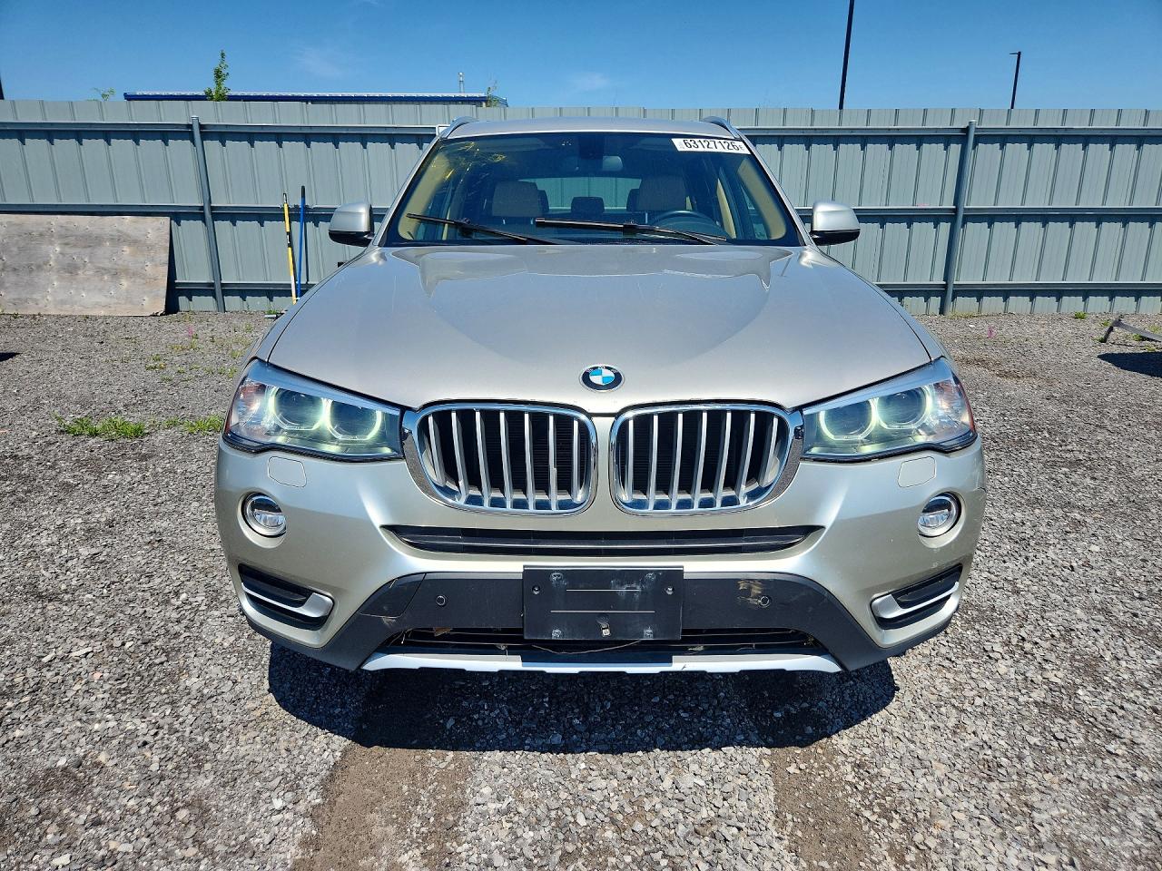 2015 Bmw X3 Xdrive28i Silver vin: 5UXWX9C54F0D52431