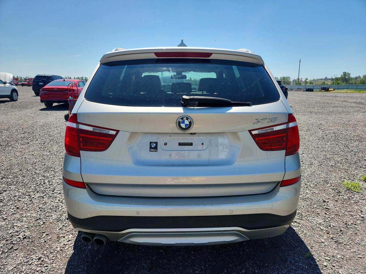 2015 Bmw X3 Xdrive28i Silver vin: 5UXWX9C54F0D52431